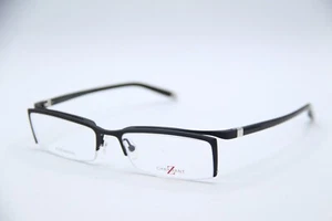 NEW CHARMANT Z ZT 11720 BK BLACK SILVER AUTHENTIC FRAMES EYEGLASSES 53-17 - Picture 1 of 5