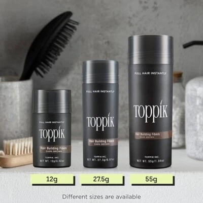 TOPPIK Hair Building Fibres 12g Hair Thickening Fibers ~Please Choose Shade~