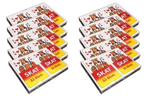 10 Packungen Skat Kartenspiel | Skatkarten Spielkarten Mau Mau Kartendeck Karten - Picture 1 of 2