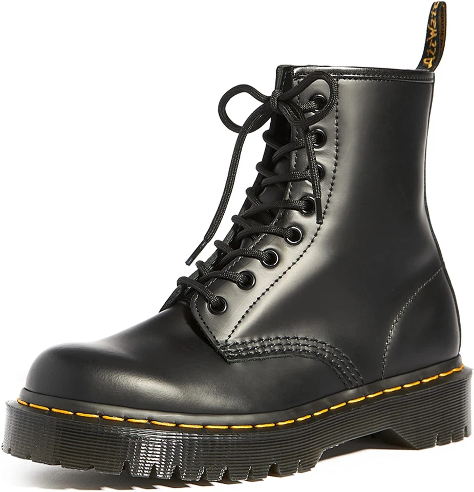 Dr. Martens 1460 BEX 8-eye Smooth Black BOOTS US 9 Mens 10 Womens 25345001 NWOB