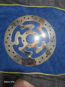 08-19 Harley-Davidson polished Touring  Models 41808-08 front right brake rotor - Picture 1 of 10