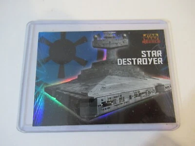 2015 Topps Star Wars Rebels 31 star destroyer Refractor Foil Trading Card - Image 1 of 4