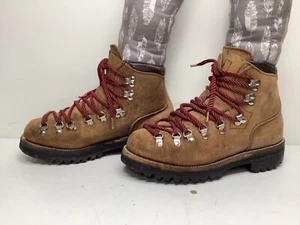 VTG MENS DEXTER HIKING SUEDE BROWN BOOTS SIZE 7 M - Picture 1 of 11