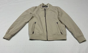 NAUTICA Men's Lightweight Full Zip Bomber Jacket, Beige, Size S - Picture 1 of 3