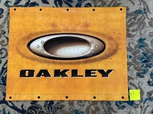 Vintage Oakley Sunglasses Vinyl Store Display Banner Poster X Metal Era 36x29 #2 - Picture 1 of 10