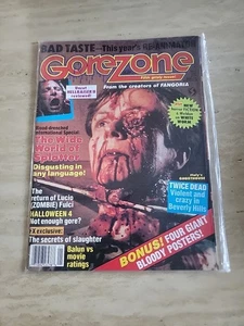 GOREZONE #5 Jan-1988 Lucio Fulci, Halloween 4, Hellraiser ll Posters Intact  - Picture 1 of 2