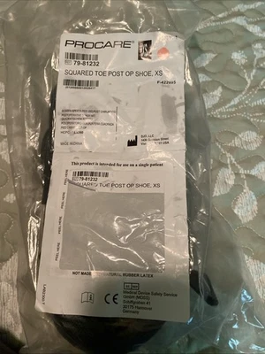 ProCare Squared Toe Post-Op Shoe Size: XS (Men's 3-5/Women's 4-6) Left/Right kid - Image 1 of 3