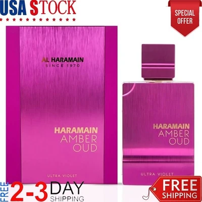 Amber Oud Ultra Violet by Al Haramain for her EDP 2.0 oz/60ml New in Box 🥇 - Image 1 of 4