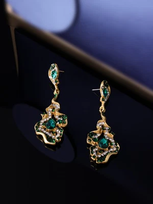 Винтажные высококачественные серьги с диким темпераментом средней древности - Изображение 1 из 3