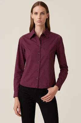 Camisa PAUL & JOE 3 M Camisa Abotonada Años 90 Y2K Minimalista Hardware Utilidad Francia Foto 1 de 4