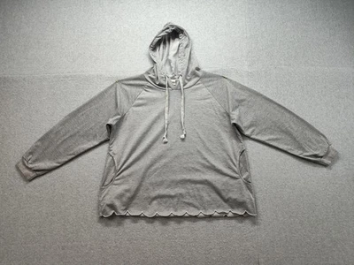 Z Avenue USA Sudadera con Capucha para Mujer 1XL Gris Dobladillo Vieira Pullover Sudadera Informal Foto 1 de 4