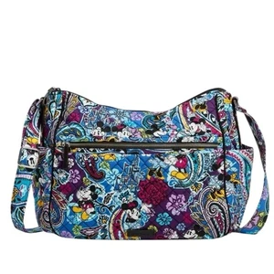 Grand bandoulière emblématique Vera Bradley Disney On the Go Mickey Paisley Celebration - Photo 1/8