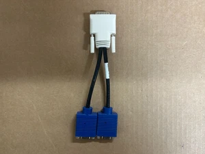 HP 338285-008 DMS-59 Stecker auf Dual VGA Buchse Y-Splitter Kabel Adapter - Bild 1 von 3