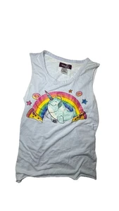 Sparkle by Stoopher Tank Top Girls Size 6X Narwhal Rainbow Pizza Donut - Picture 1 of 2