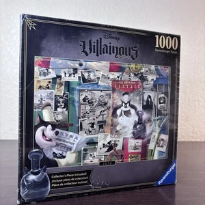 New Sealed Disney Villainous Pete Ravensburger 1000 Piece Jigsaw Puzzle Goofy - Picture 1 of 9