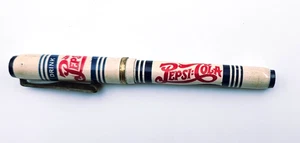 VINTAGE 1930's-40'S PEPSI COLA FOUNTAIN PEN LEVER FILL PEN RARE TWO DOT Nice!! - Picture 1 of 15