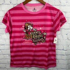 NWT Disney Pirates of the Caribbean Ride Captain Minnie Mouse Youth XL Shirt - Picture 1 of 9
