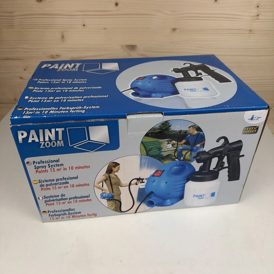 Nuevo en caja Sistema de Pulverización Eléctrica HVLP Profesional Zoom Pintura Rápida y Fácil Hágalo Usted Mismo Foto 1 de 4