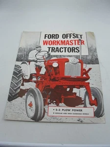 Ford Offset Master Traktoren 2-3 Pflugkraft 1958 Prospekt - Bild 1 von 4
