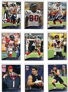 2009 Topps Houston Texans Team Set Cushing Andre Johnson Matt Schaub Daniels 12 - Picture 1 of 1