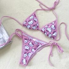 Hello Kitty Y2K Bikini Pink Sanrio Kawaii Cute Harajuku Gyaru Barbie Gift