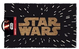 Star Wars Classic Logo Hyperspace Doormat Coir Door Mat 17" x 29" Licensed - Picture 1 of 1