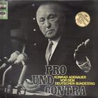 Konrad Adenauer Pro Und Contra NEAR MINT Electrola Vinyl LP