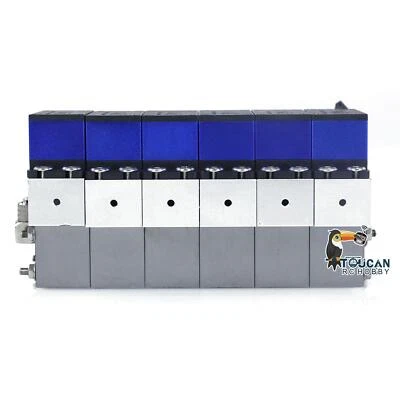 Hydraulische Richtungssteuerung 6CH Ventil für HUINA 1/14 K970 RC Bagger Modell - Bild 1 von 4