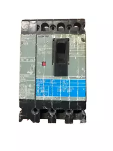 Siemens Sentron Series ED43B125 Three 3 Pole 125 A Amp Circuit Breaker - Picture 1 of 5