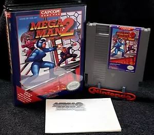 1988 MEGA MAN 2 • WORKING w/GAME CASE & BOOKLET • VINTAGE NES NINTENDO - Picture 1 of 8