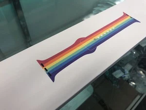 Genuine Apple Sport Band 38mm 40mm 41mm Pride Edition MY1X2AM/A RARE OB - Picture 1 of 7
