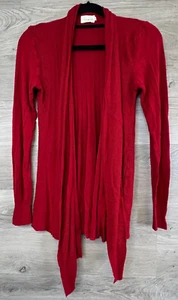 Dreamers Cardigan Aperto Donna Extra Large Rosso Traspirante Leggero Maglia Aperta - Foto 1 di 9