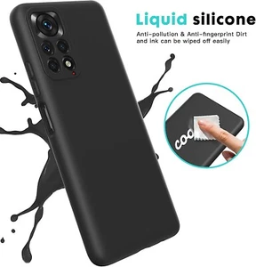 Pour XiaoMI Redmi Note 11 pro Housse de Protection Mate Légère Mince Noir - Photo 1 sur 1