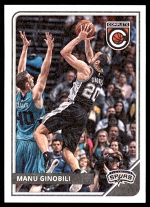 2015-16 Panini Complete Manu Ginobili San Antonio Spurs #118