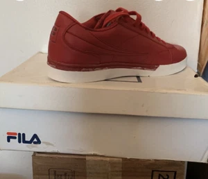 MEN FILA SNEAKER SIZE(13) Color RED NEW WITH BOX Pealing Around The Souls - Picture 1 of 5
