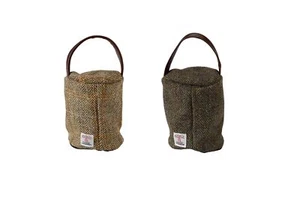 100% Pure New Wool Harris Tweed Doorstop Cover Leather Handle Door Stopper Outer - Picture 1 of 3