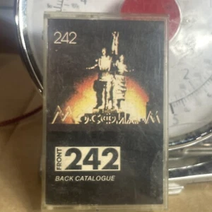 Front 242 - Back Catalogue - CASSETTE TAPE 1st USA Release WAXCS 033 - RARE HTF - Picture 1 of 6