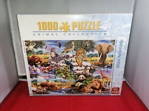 King Animal World Jigsaw Puzzle 1000 Pieces 'Wild Animals' complete 