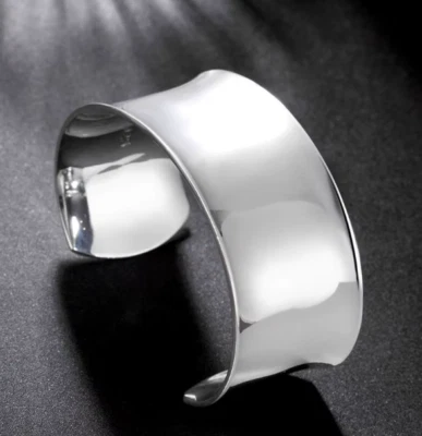 UNISEX breiter offener Armreif Armband - Bild 1 von 4