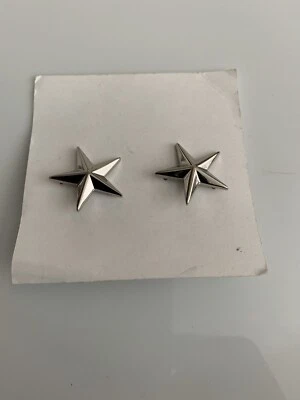 Silver Metal USAF Brigadier General Rank Insignia For Stargate SG1 Cosplay - Image 1 of 2