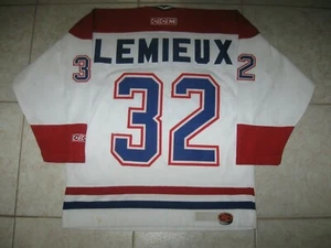 #32 Claude LEMIEUX Montreal CANADIENS Off Lic. CCM Jersey, Size Youth L/XL - Picture 1 of 2