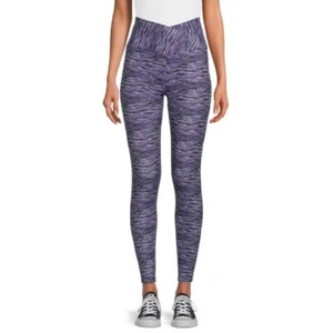No Boundaries Juniors Sueded Crossover Ankle Leggings-Purple Space Dye-XL(15/17) - Picture 1 of 1
