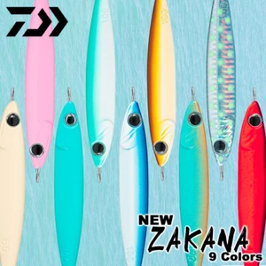 DAIWA ZAKANA Long Casting Jigs New Color Surface Iron Tuna Yellowtail Fishing - Picture 1 of 8
