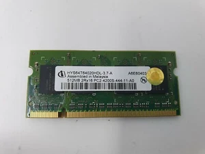 Acer Aspire 5620 RAM Memory 512MB DDR2 PC2-4200S Infineon HYS64T64020HDL Genuine - Picture 1 of 4