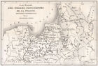 Prussian Lands In Poland. Ducal/Duchy Of Prussia. Polish Prussia 1835 Old Map