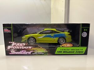 Fast and Furious 1/18 ERTL - 1995 Mitsubishi Eclipse Streetglow