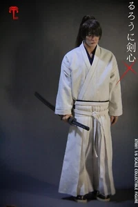 1/6th Satoh Takeru White Suit HIMURA KENSHIN Rurouni Kenshin 12" Action Figure - Picture 1 of 7