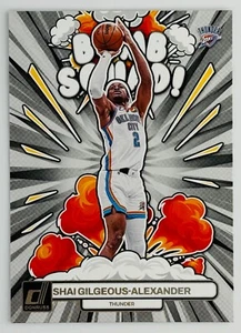2023-24 Donruss Shai Gilgeous-Alexander Bomb Squad #10 OKC Thunder - Picture 1 of 3