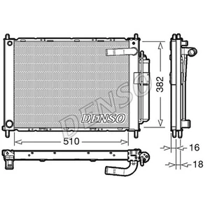 Denso Engine Cooling Radiator DRM46101 Precision Fit - OE Matching Quality - Picture 1 of 2