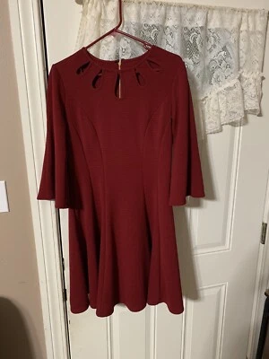 Women’s Danny and Nicole Red Dress Size 10 - Image 1 of 4